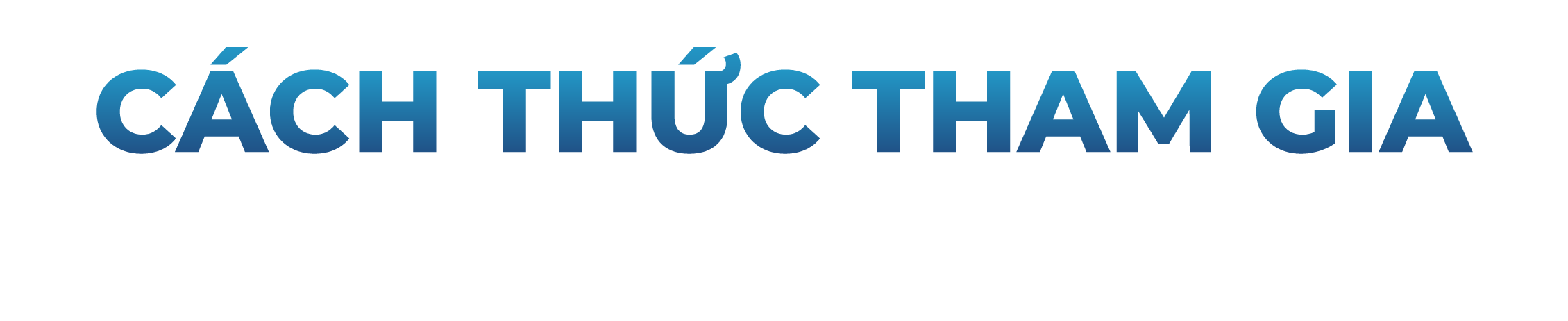 Cách thức tham gia